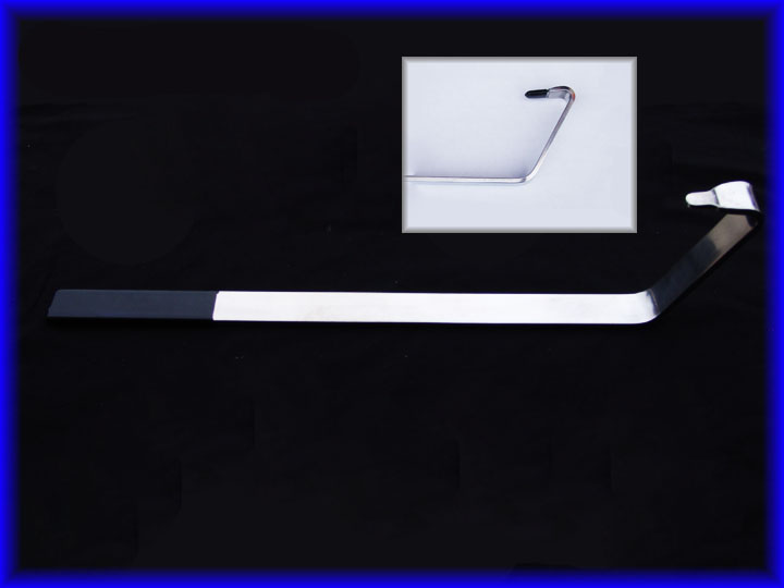 Dentrix TM-855L Angled Flat Bar Fender Tool with Soft Tip - Click Image to Close